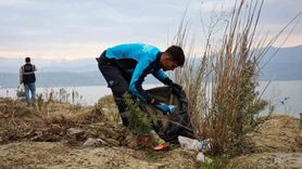 SASKİ Sapanca Gölü kıyılarında 4 kilometrelik temizlik ve sazlık düzenlemesi