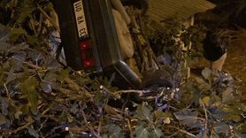 Silifke'de otomobil takla atıp ev duvarına çarptı: sürücü yaşamını yitirdi