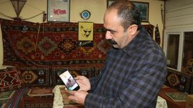 Sivas'ta esnaf, 'Kartalcık kartalcık' diyerek yaralı kartalı montuna sarıp kurtardı