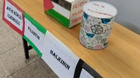 Söğüt'te küçük yüreklerden Filistin'e destek