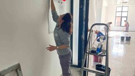 Söke'de yeni kaymakamlık binasında hazırlıklar sürüyor