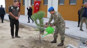 Söke'de "Yeşil Vatan" İçin 350 Fidan Toprakla Buluştu