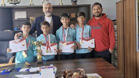 Süphan Ortaokulu kros takımından il birinciliği