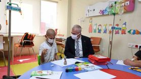 Tahmazoğlu'ndan lösemili çocuklara moral ziyareti