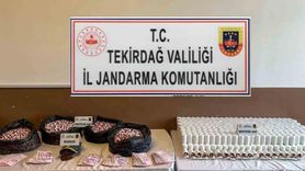 Tekirdağ’da Jandarma Operasyonu: 55 Bin Sentetik Ecza Ele Geçirildi