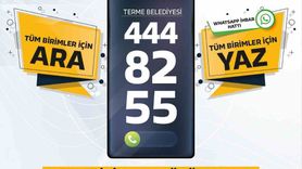 Terme Belediyesi çağrı merkezini yeniledi: tek numara ile hizmet