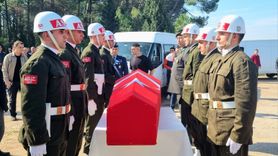 Turgutlu'da Kore Gazisi Osman Nuri Özer'e Veda