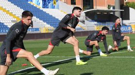 Ümit Milli Takımı, Ukrayna maçı öncesi son antrenmanını tamamladı
