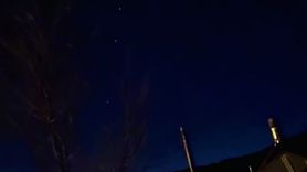 Van'da Starlink uyduları üç ilçede tek sıra halinde görüntülendi