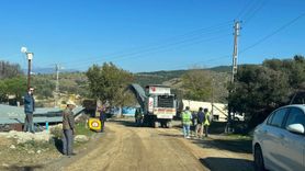 Yenipazar’da Koyunlar Mahallesi giriş yolunda yenileme çalışması başladı