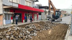 Yenipazar’da Parke Döşeme Çalışmaları Hızlandı