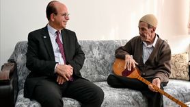 Yeşilyurt'ta 'Bir Değer, Bir Ömür' projesi kapsamında Abuzer Aşkınses'e vefa ziyareti