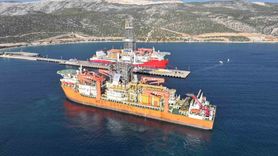 6'ıncı sondaj gemisi West Dorado Taşucu Limanı'na yanaştı