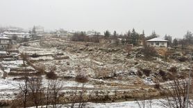 Adana'nın yüksek ilçelerinde kar etkili oldu