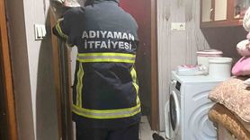 Adıyaman'da Karahöyük'te Ev Yangını Kontrol Altına Alındı