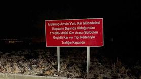 Ardahan-Ardanuç Yolu 5 Ay Süreyle Ulaşıma Kapandı