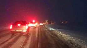 Ardahan'da kar ve yoğun tipi ulaşımı olumsuz etkiledi