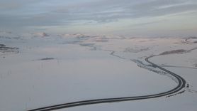 Ardahan'da Kar Yağışı Kentte Kartpostallık Görüntüler Yarattı