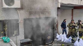 Bağcılar'da tekstil atölyesinde yangın