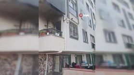 Bahçelievler'de 1. kattaki dairede yangın: itfaiye müdahalesiyle söndürüldü
