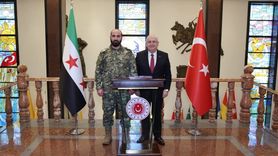 Bakan Güler, Suriye Genelkurmay Başkanı Nureddin Ali Na’san’ı Ankara'da kabul etti