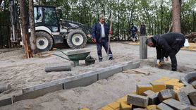 Balaban, Emekli Kafe çalışmalarını Laleli’de yerinde inceledi