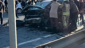 Başakşehir'de trafik kazası: 1 ölü, 2 ağır yaralı