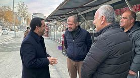 Başkan Taşkın İnönü Caddesi'nde Esnaf ve Vatandaşlarla Buluştu