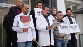 Bayburt'ta aile hekimleri ücret kesintileri ve artan iş yüküne tepki gösterdi