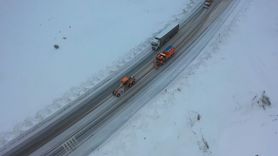 Bayburt ve Erzincan’ın yüksek kesimlerinde kar etkili oldu