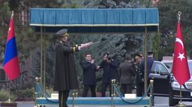 Bayraktaroğlu, Moğolistan Genelkurmay Başkanı Sunrevi'yi Genelkurmay'da karşıladı