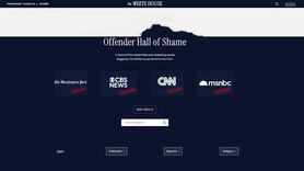 Beyaz Saray'ın sitesine 'Medya Suçluları' sekmesi eklendi