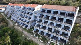 Beykoz Riva'daki Legend Otel harabeye döndü: Tinerciler ve hırsızların adresi