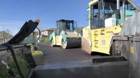 Biga'da 43 kilometrelik asfalt çalışması tamamlandı