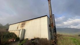 Bilecik'te tavuk çiftliği kazan dairesinde yangın