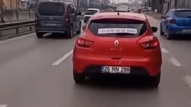 Boşanmayı düğün gibi kutladı — Bursa'da ilginç otomobil süslenmesi