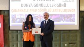 Çanakkale'de AFAD gönüllülerine kimlik kartları teslim edildi