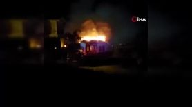 Çeşme'de Toskana Konakları'nda villa yangını söndürüldü