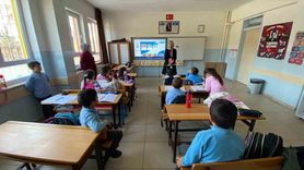 Çilimli'de miniklere sağlıklı gülüşler için ağız ve diş sağlığı eğitimi