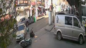 Çorlu'da motosiklet ile otomobil kafa kafaya çarpıştı