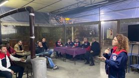 Efeler'de üreticilere şap hastalığı bilgilendirmesi