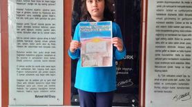 Emirdağ Fatih İlkokulu öğrencisi İdil Mola, Afyonkarahisar’da il birincisi oldu