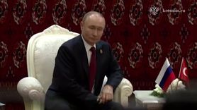 Erdoğan ile Putin'in Aşkabat'taki görüşmesi başladı