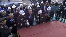 Erdoğan: Türkiye, kendi savaş gemisini geliştiren 10 ülkeden biri