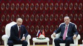 Erdoğan ve Putin'in Aşkabat Görüşmesi Başladı