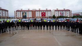 Erzincan’da emniyet ve jandarmaya 122 yeni hizmet aracı teslim edildi