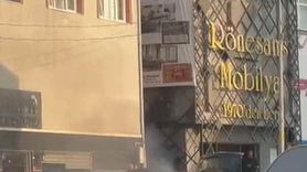 Eyüpsultan'da Audi A3'te motor yangını, sahibi tüple söndürdü