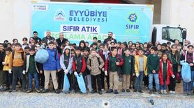 Eyyübiye Belediyesi'nden öğrencilere temizlik ve sıfır atık eğitimi