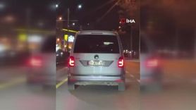 Gaziantep'te makas atan sürücüye trafik idari para cezası