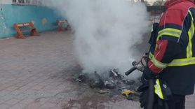 Germencik'te çöp konteyneri ateşe verildi: Başkan Zencirci tepki gösterdi